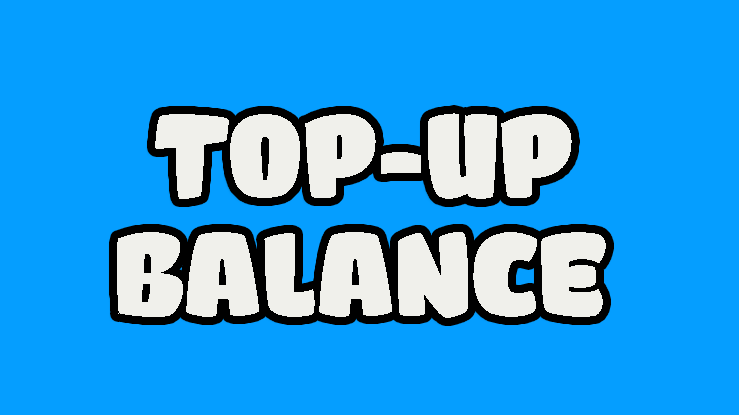 How to top up your shop balance